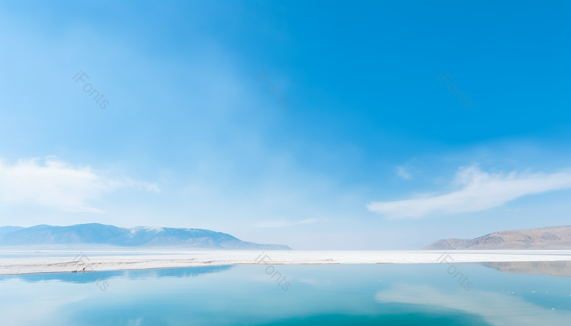 天空之镜蓝天白云青海湖背景,高清,摄影图,摄影图片,图片大全,摄影图免费下载